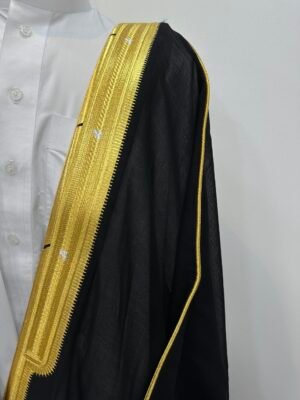 البشت الملكي الخاص الأسود بالزري الألماني