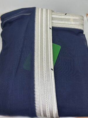 البشت الملكي الكحلي بالزري الفضي