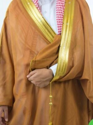 البشت الملكي العسلي