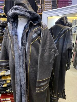 فروة سورية فاخرة ... رصاصي